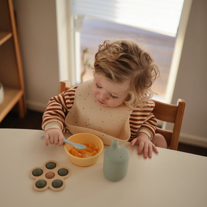 Mushie Silicone Baby Bib