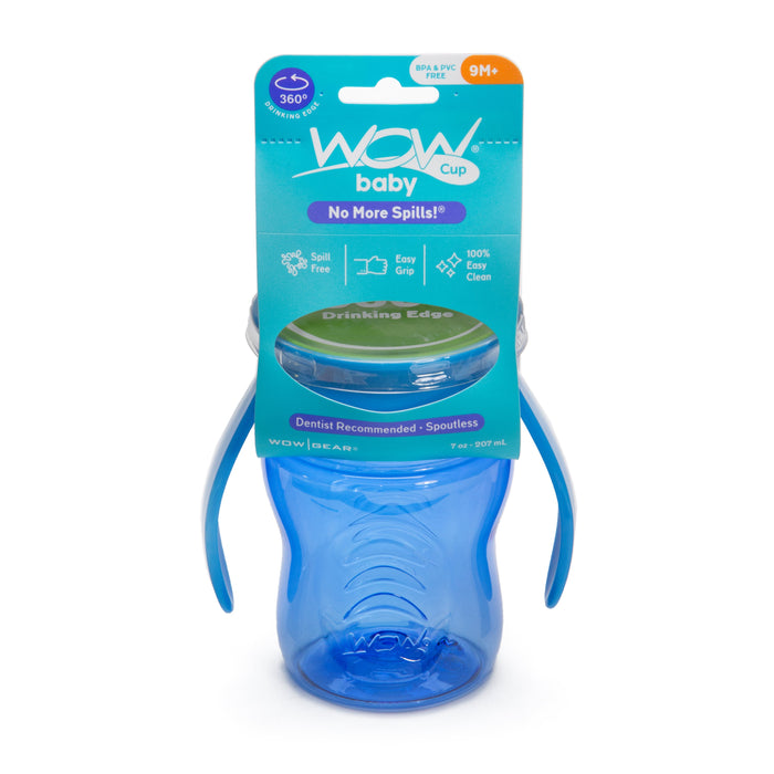 WOW CUP for Baby 360 Transition Cup - Blue, 7 oz. /207 ml