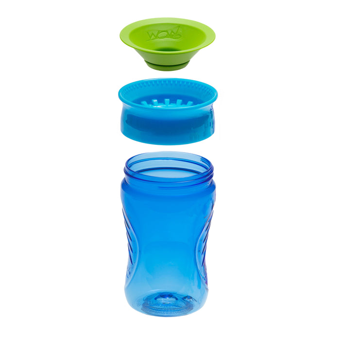 WOW CUP for Kids 360 Drinking Cup - Blue, 10 oz. /296 ml