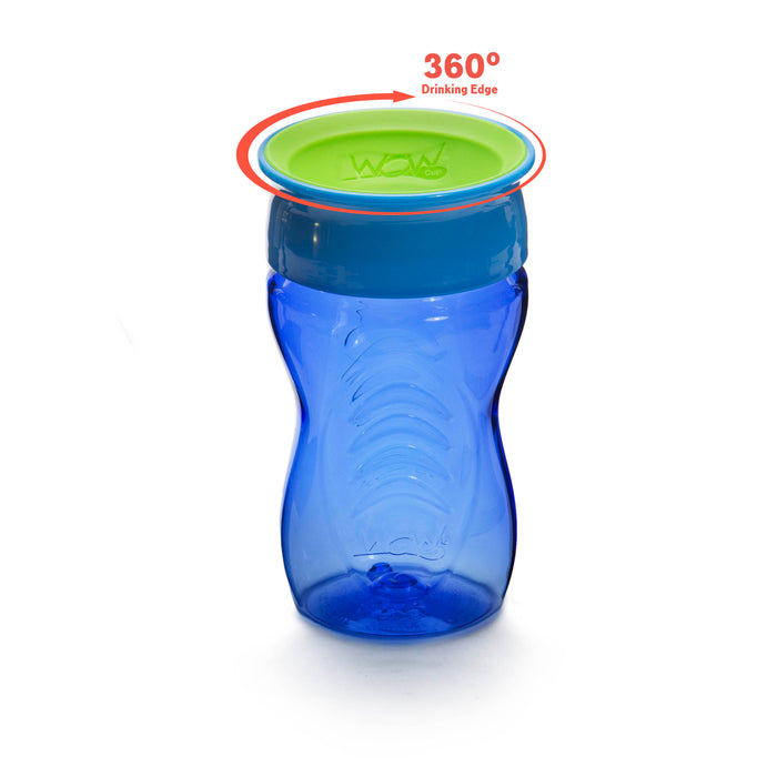 WOW CUP for Kids 360 Drinking Cup - Blue, 10 oz. /296 ml