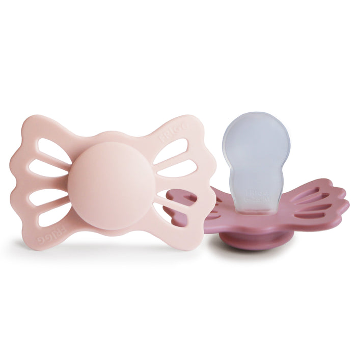 Mushie FRIGG Lucky Symmetrical Silicone Pacifier 2-Pack (6-18 Months)