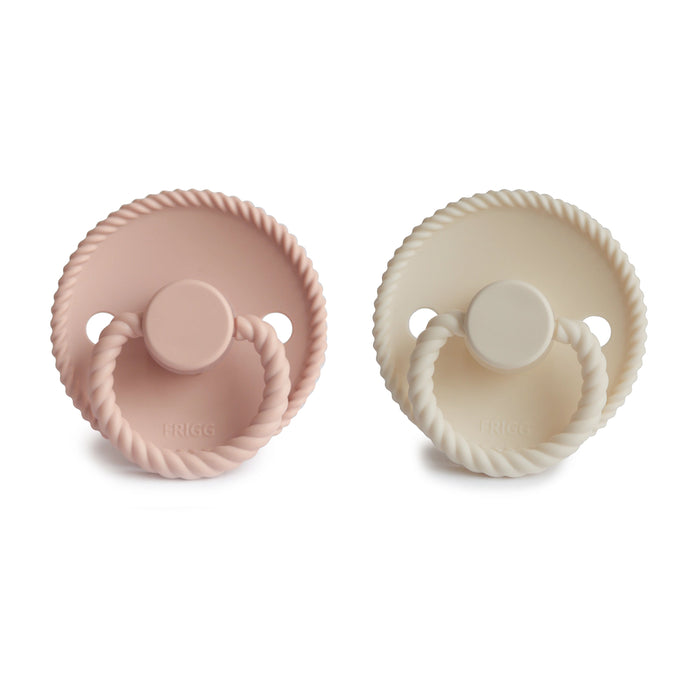 Mushie FRIGG Rope Silicone Pacifier 2-Pack