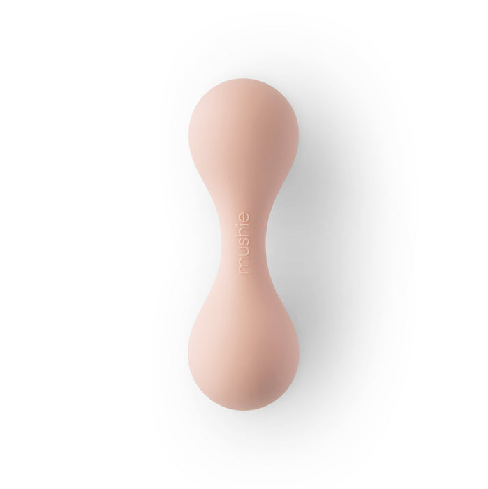 Mushie Silicone Baby Rattle Toy