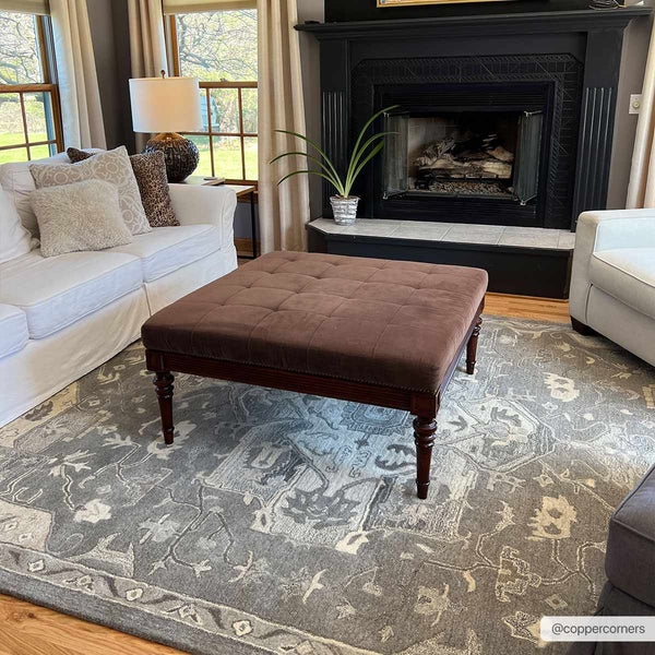 Hauteloom Broomfield 1196 Hand Tufted Taupe Wool Rug