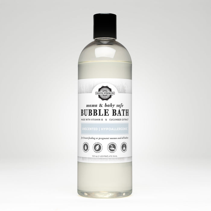 Rustic Strength Bubble Bath | Mama + Baby Safe