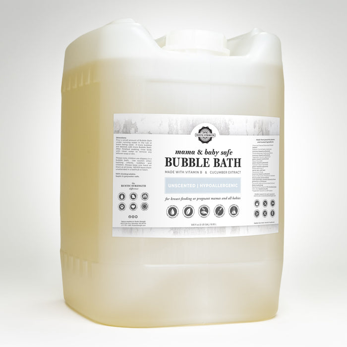 Rustic Strength Bubble Bath | Mama + Baby Safe