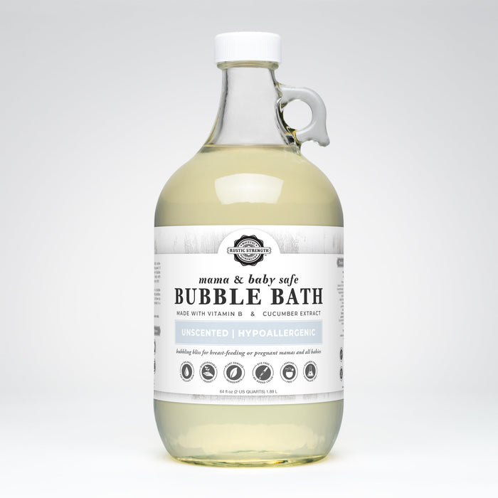 Rustic Strength Bubble Bath | Mama + Baby Safe