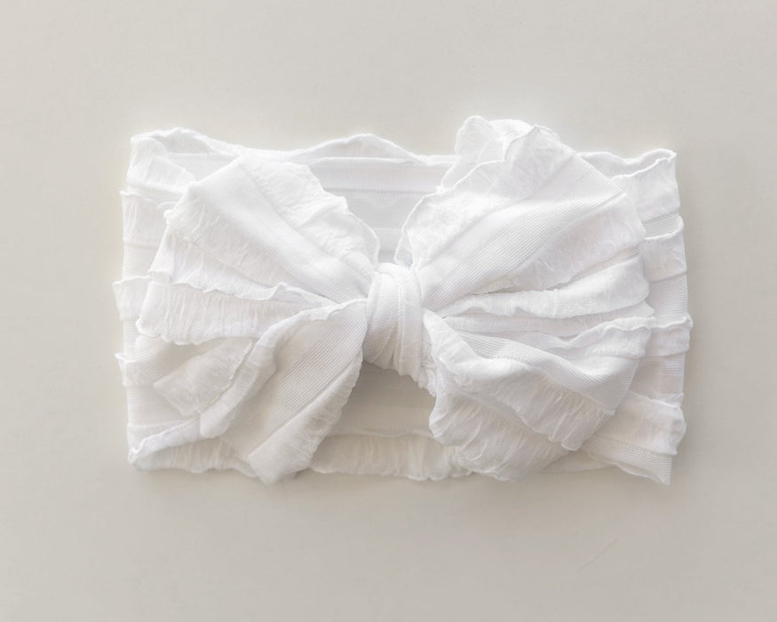 Reverie Threads Swoon Layered Headband in White