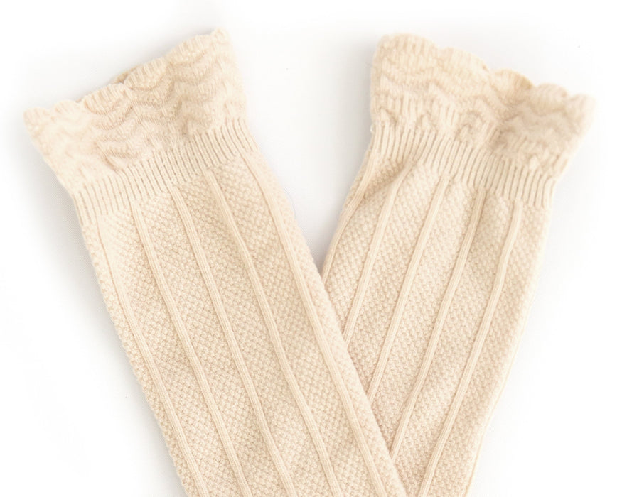 Reverie Threads Knee High Socks in Beige