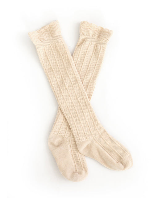 Reverie Threads Knee High Socks in Beige