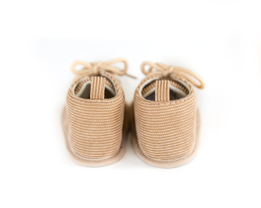 Reverie Threads Corduroy Shoes in Beige