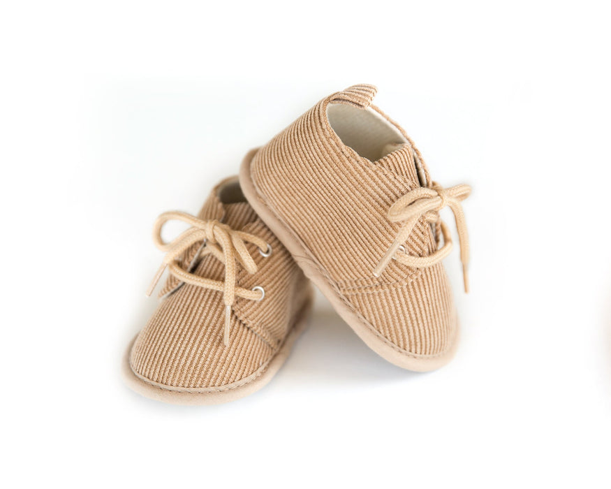 Reverie Threads Corduroy Shoes in Beige