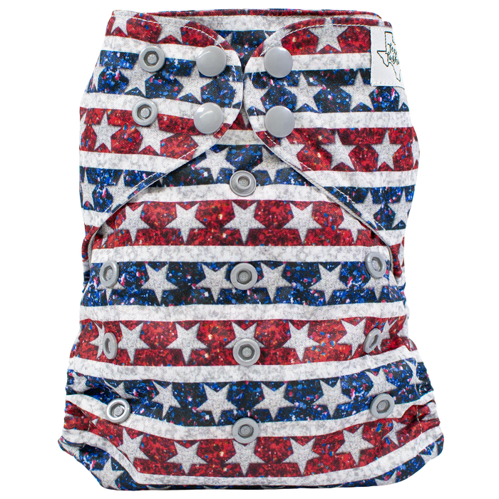 Texas Tushies Slim Fit Pocket Cloth Diaper