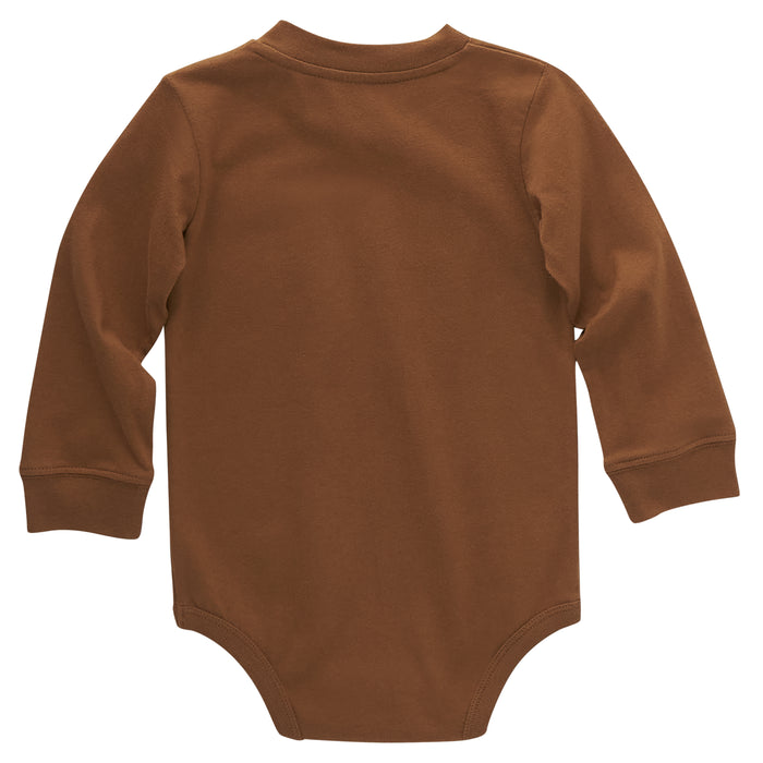 Carhartt Long-Sleeve Pocket Bodysuit Carhartt Brown