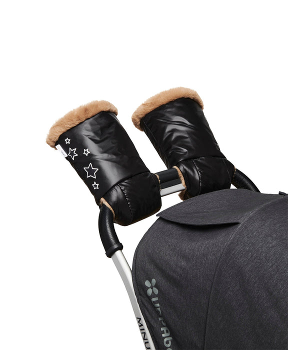 Caraa Baby Stroller Gloves Nylon Printed in Black