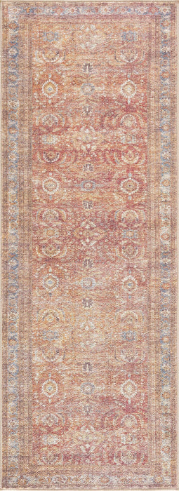 Hauteloom Anshu Peach Washable Area Rug