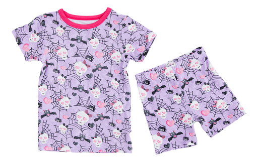 Birdie Bean carrie 2-piece glow-in-the-dark pajamas: SHORT