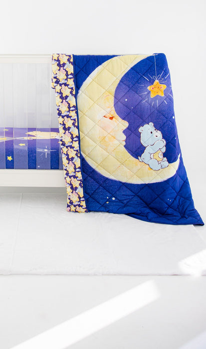 Birdie Bean Care Bears Baby™ blue stars toddler birdie quilt