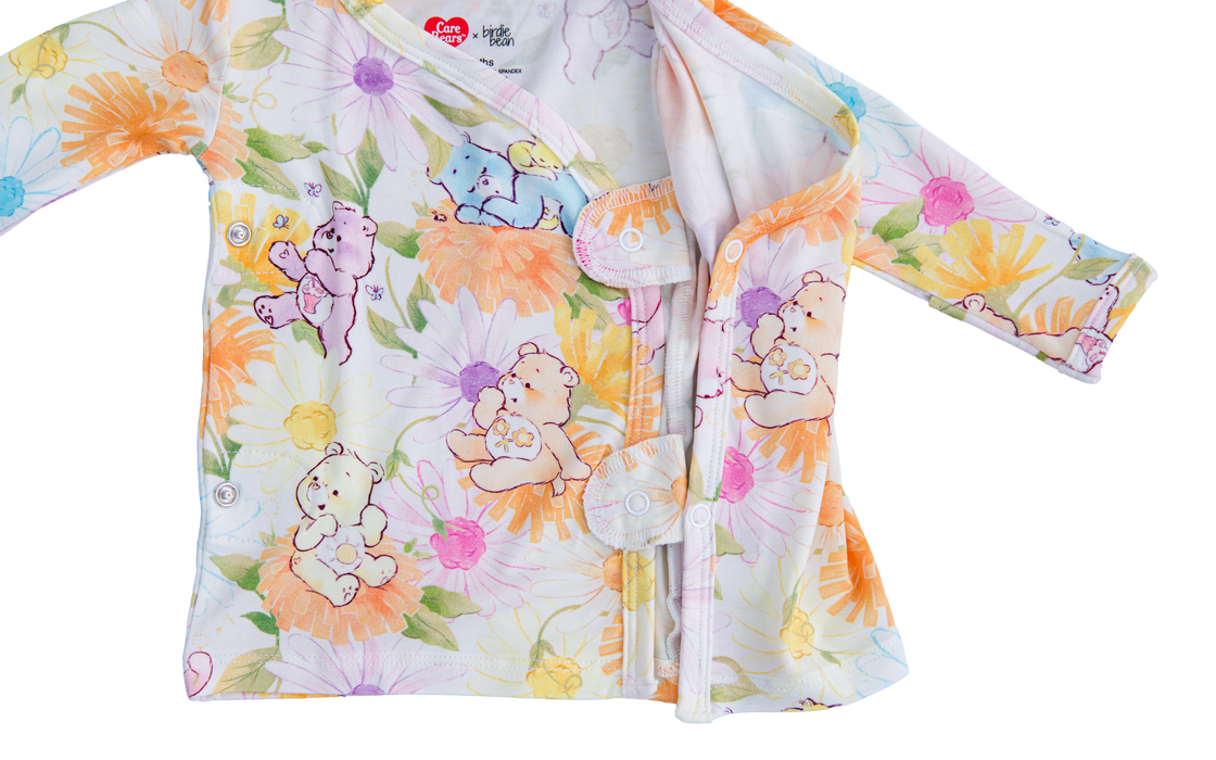 Birdie Bean Care Bears Baby™ Spring Flowers kimono set