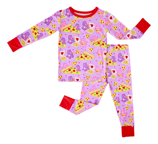 Birdie Bean Care Bears™ pizza valentine 2-piece pajamas