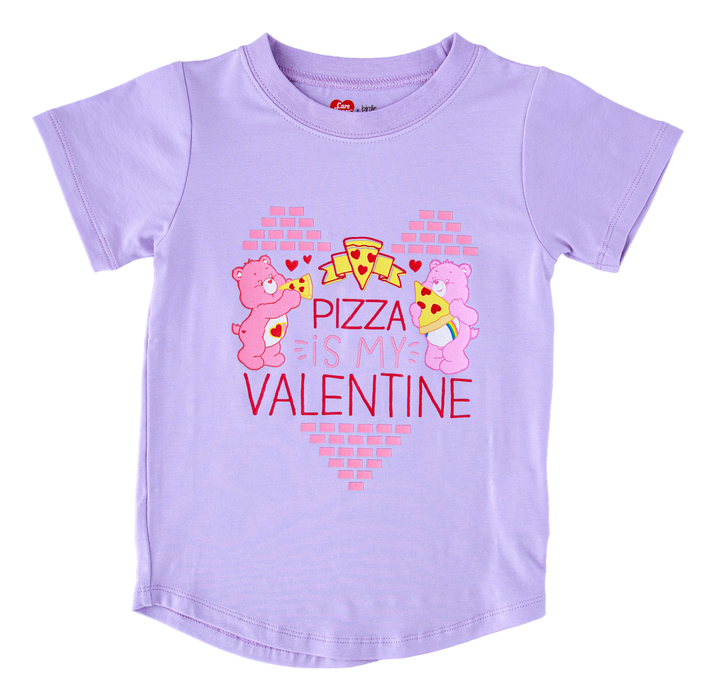 Birdie Bean Care Bears™ pizza valentine graphic t-shirt