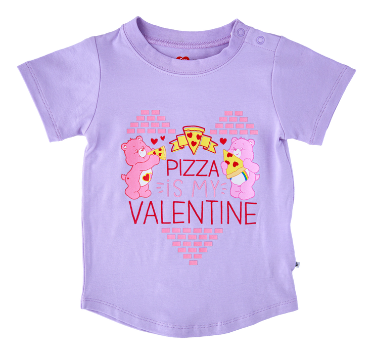Birdie Bean Care Bears™ pizza valentine graphic t-shirt