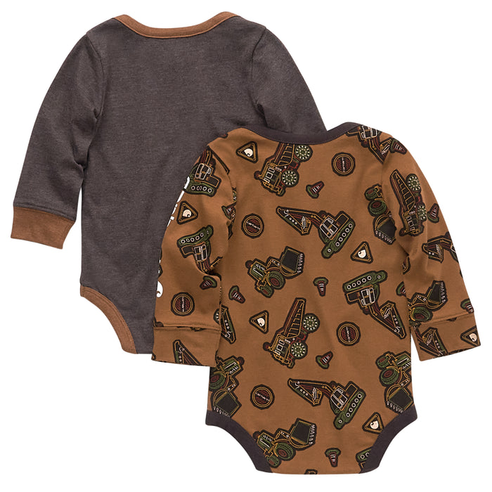 Carhartt Long-Sleeve Construction Bodysuit 2 Piece Set