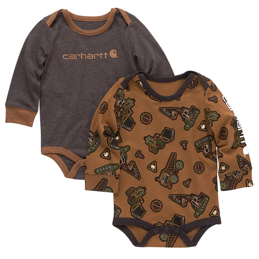 Carhartt Long-Sleeve Construction Bodysuit 2 Piece Set