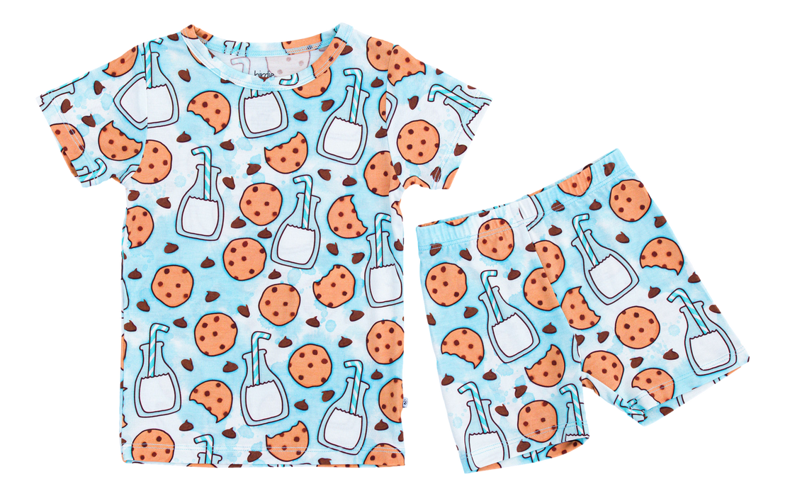 Birdie Bean chip 2-piece pajamas: SHORT