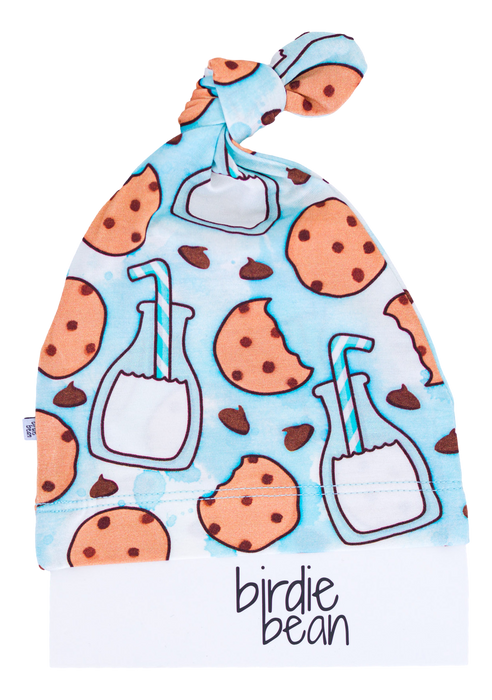 Birdie Bean chip topknot hat