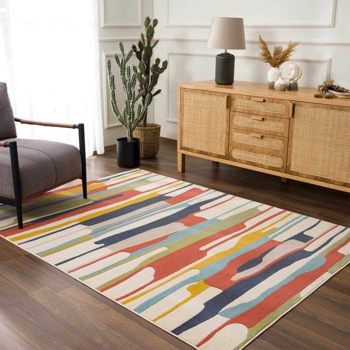 Hauteloom Southfields Colorful Modern Area Carpet
