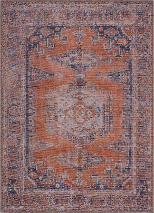 Hauteloom Taber Burnt Orange Washable Rug