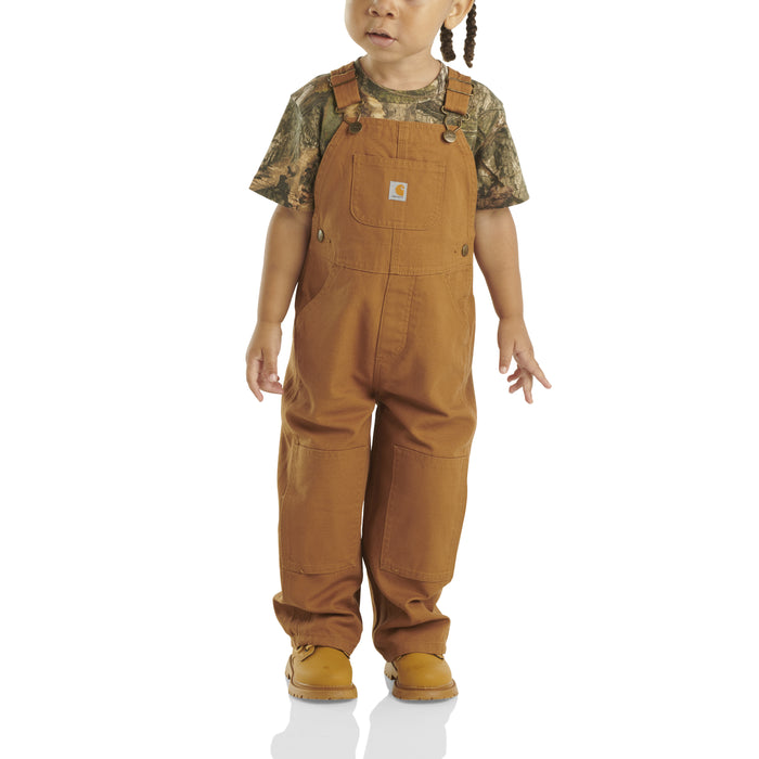 Carhartt Loose Fit Canvas Bib Overall Crahartt Brown