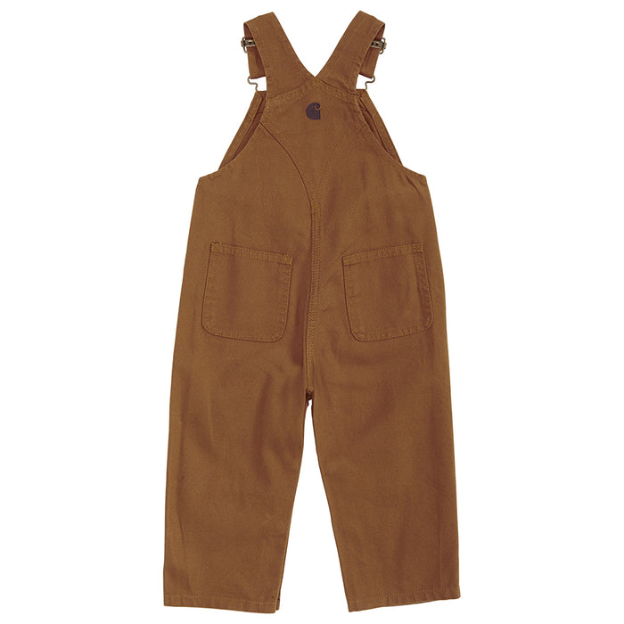 Carhartt Loose Fit Canvas Bib Overall Crahartt Brown