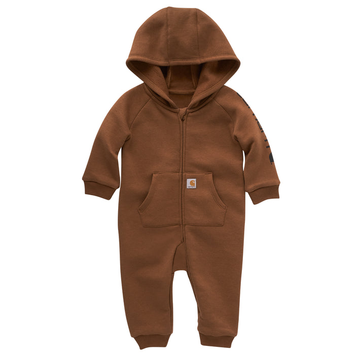 Carhartt Fleece Long Sleeve Zip-Front Coverall Carhartt Brown