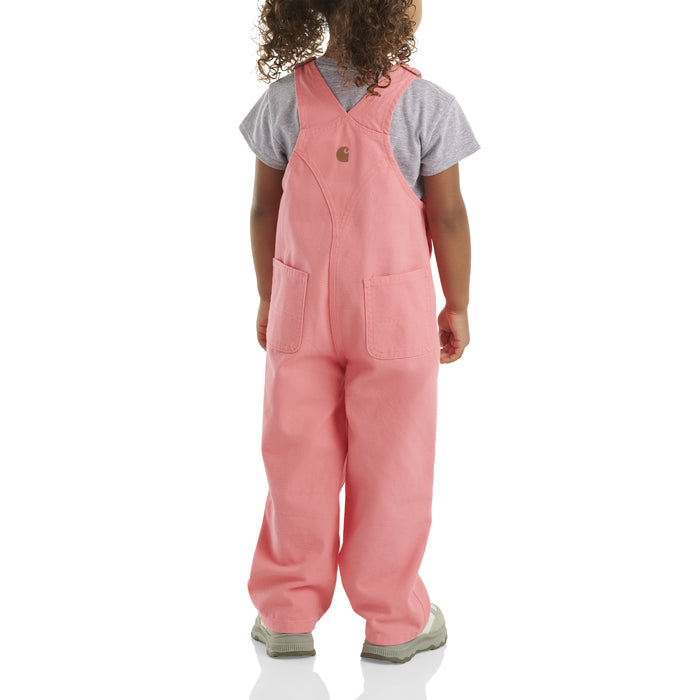 Carhartt Loose Fit Canvas Bib Overall Pink Lemonade