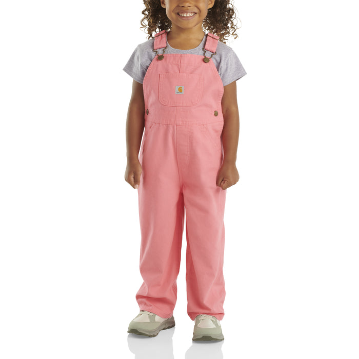 Carhartt Loose Fit Canvas Bib Overall Pink Lemonade