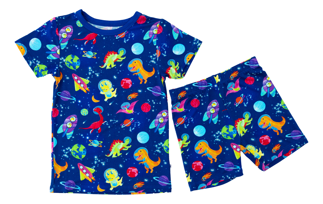 Birdie Bean Comet 2-piece pajamas: SHORT