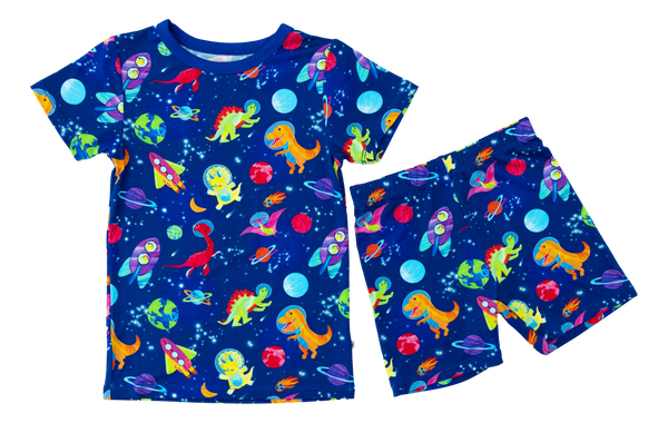 Birdie Bean Comet 2-piece pajamas: SHORT