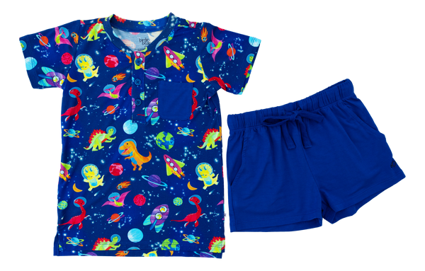 Birdie Bean comet henley t-shirt set