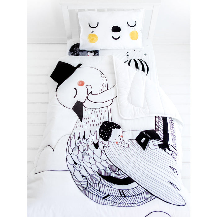 Rookie Humans Swan Toddler Comforter