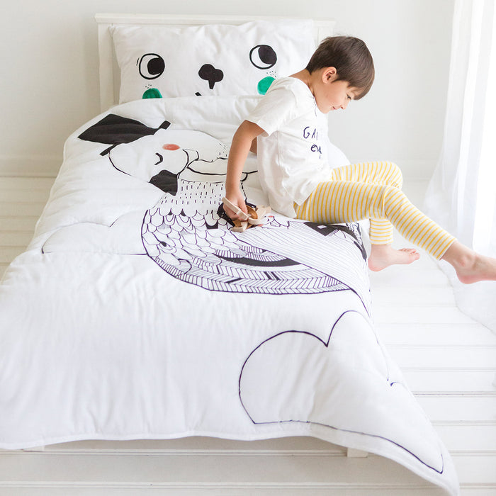 Rookie Humans Swan Toddler Comforter