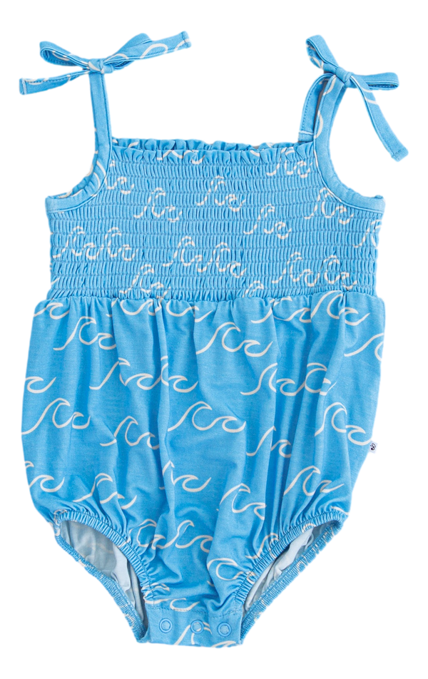 Birdie Bean cove smocked birdie bubble