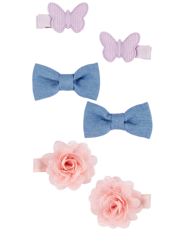 Carter's 6 Pack Hair Clips One Size