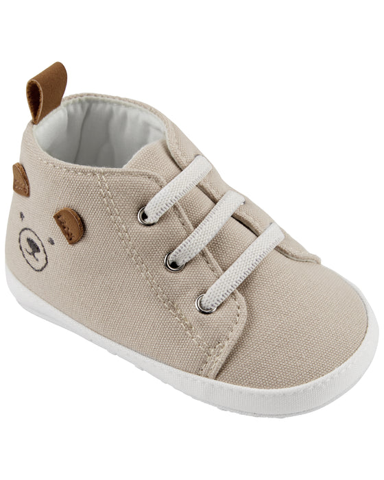 Carter's Grey Canvas Bear Sneaker