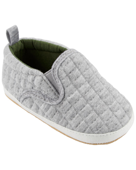 Carter's Grey Quilted Slip On Sneaker