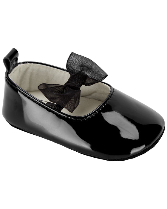 Carter's Black Patent Bow Maryjane Shoe