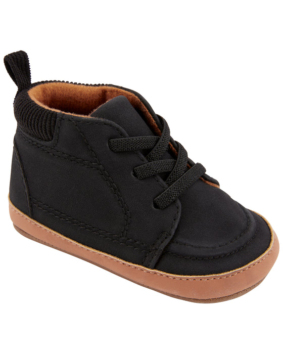 Carter's Black Sueded PU Sneaker