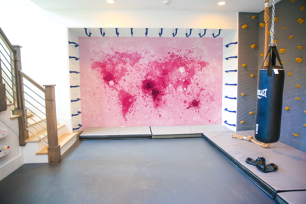 Project Playroom Pop Life Map Mural