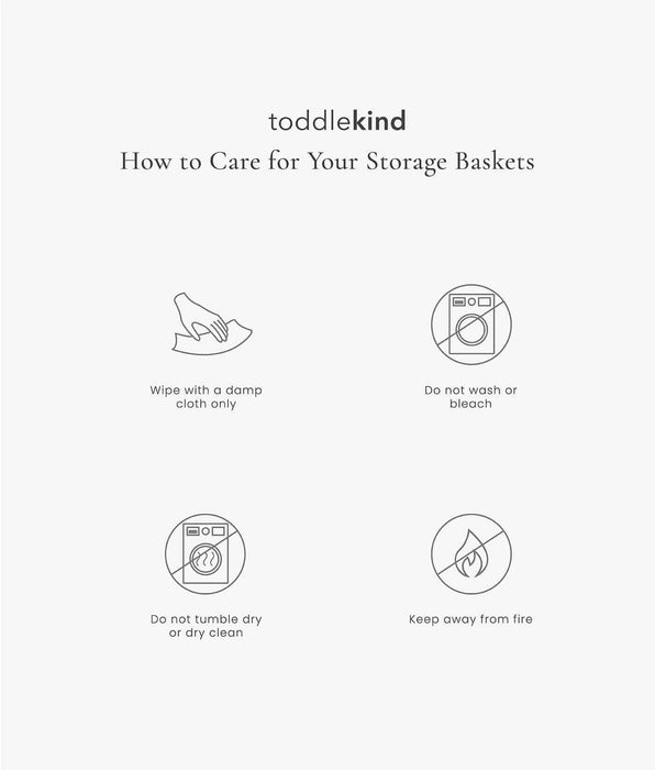 Toddlekind Storage Baskets | Stone